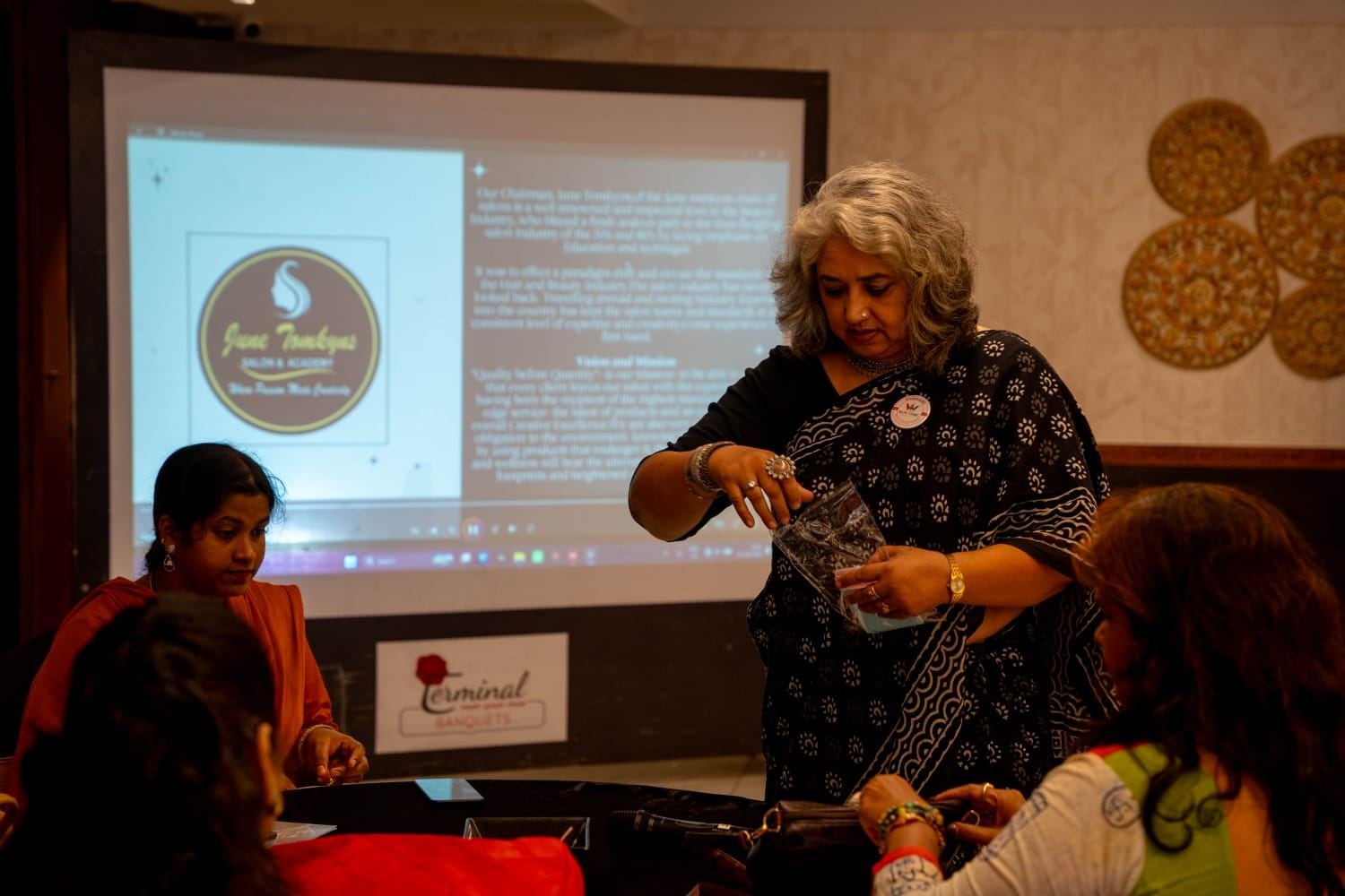 Massarat in session, The Founders’ Table